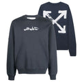 Off-White Paint Arrow Slim Sweater Navy