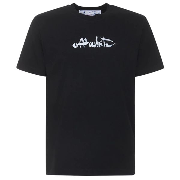 Off-White Paint Arrow Slim T-shirt Zwart
