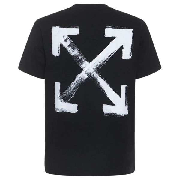 Off-White Paint Arrow Slim T-shirt Zwart