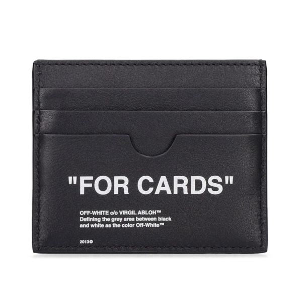 Off-White Quote Kaarthouder Zwart