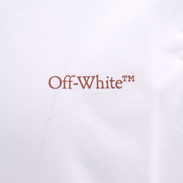 Off-White Scratch Arrow Skate T-shirt Wit