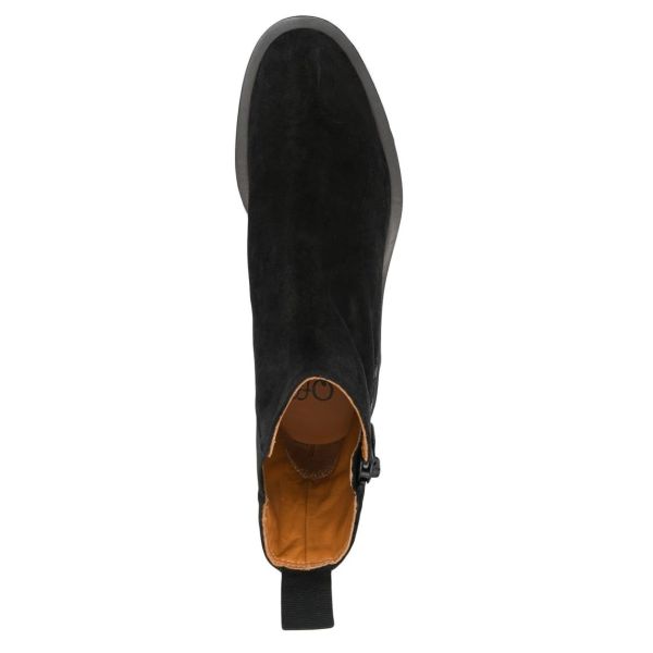 Off-White Suede Spongesole Chelsea Boot Zwart