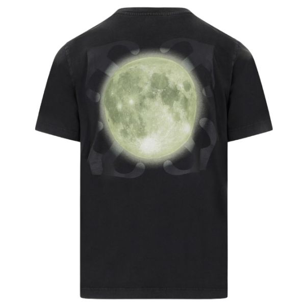 Off-White Super Moon Arrow Slim T-shirt Zwart