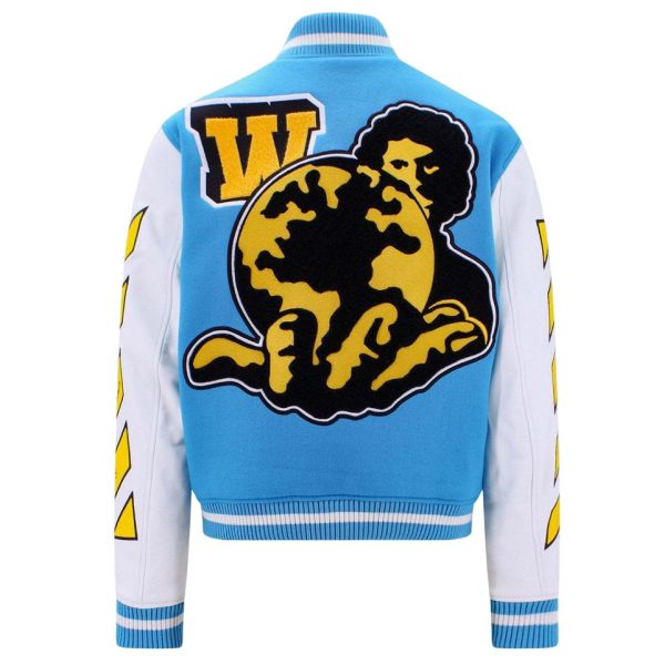 Off-White World Varsity Jack Blauw