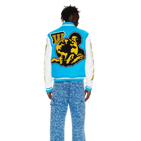 Off-White World Varsity Jack Blauw