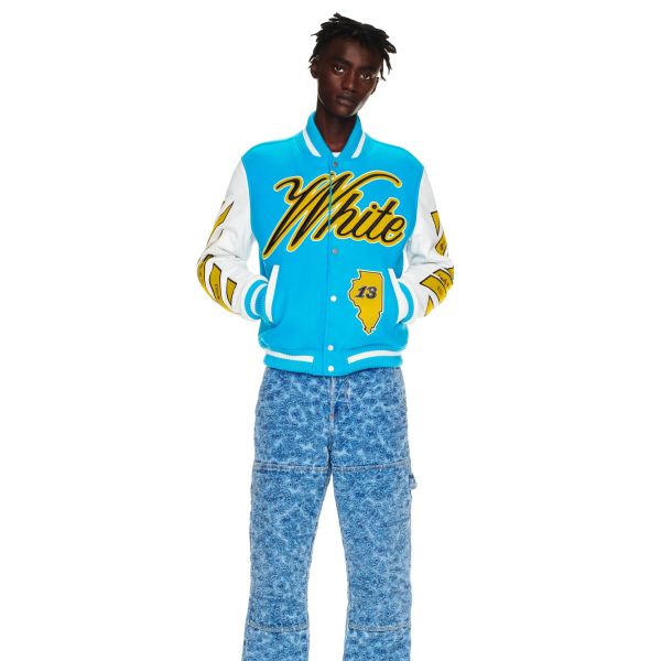 Off-White World Varsity Jack Blauw