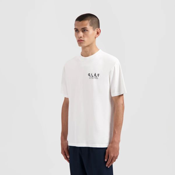 Olaf Acronym T-shirt Wit