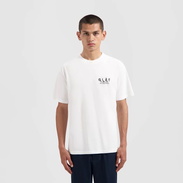Olaf Acronym T-shirt Wit