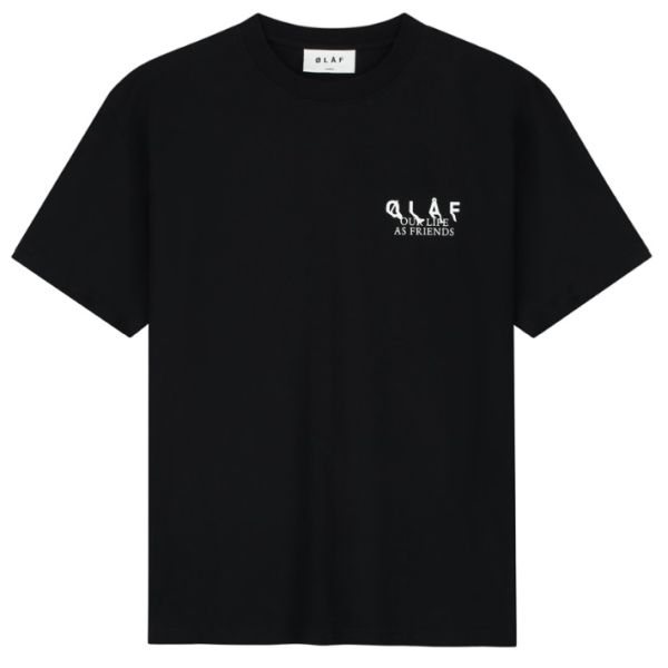 Olaf Acronym T-shirt Zwart