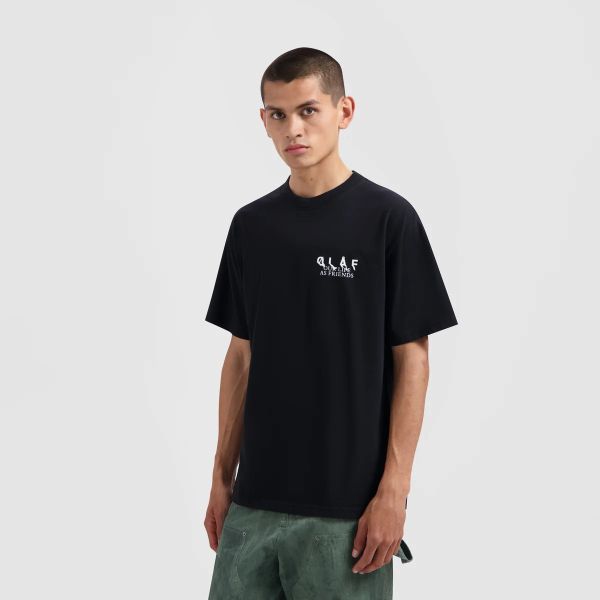 Olaf Acronym T-shirt Zwart