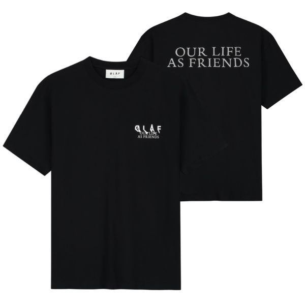 Olaf Acronym T-shirt Zwart