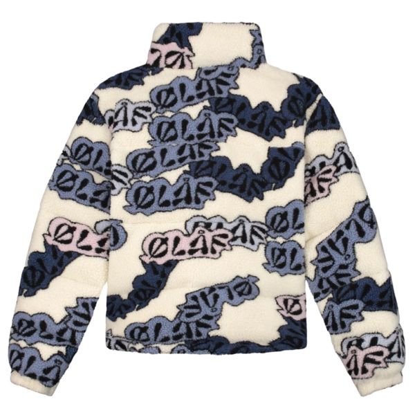 Olaf AOP Puffer Wit/Blauw