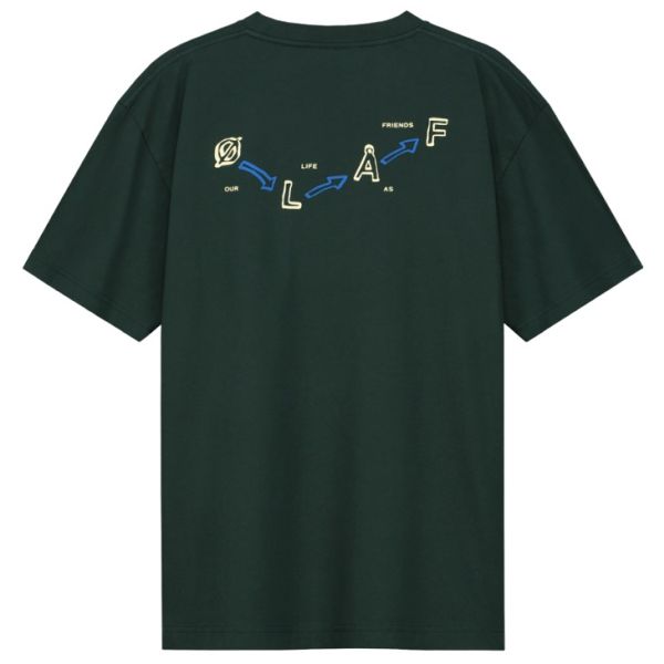 Olaf Arrows T-shirt Donker Groen