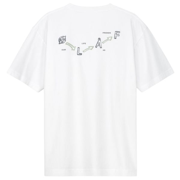 Olaf Arrows T-shirt Wit