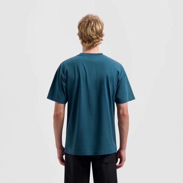 Olaf Block T-shirt Donker Blauw
