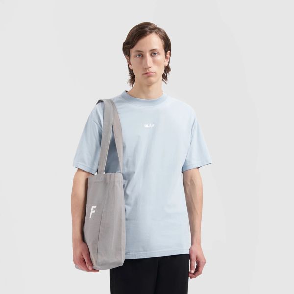 Olaf Block T-shirt Licht Blauw