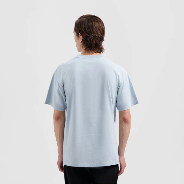 Olaf Block T-shirt Licht Blauw