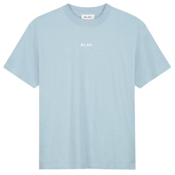 Olaf Block T-shirt Licht Blauw