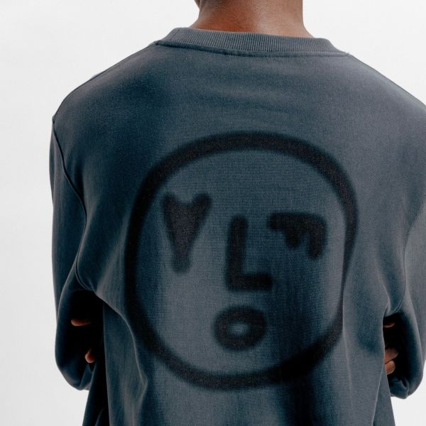 Olaf Blur Face Sweater Antraciet