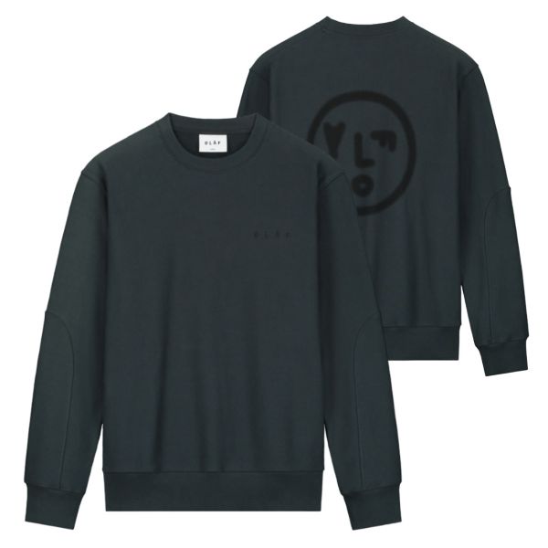 Olaf Blur Face Sweater Antraciet