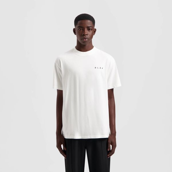 Olaf Blur Face T-shirt Wit