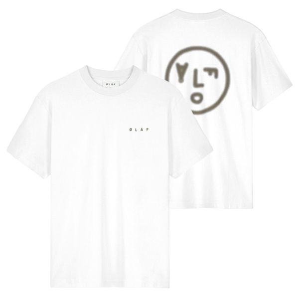 Olaf Blur Face T-shirt Wit
