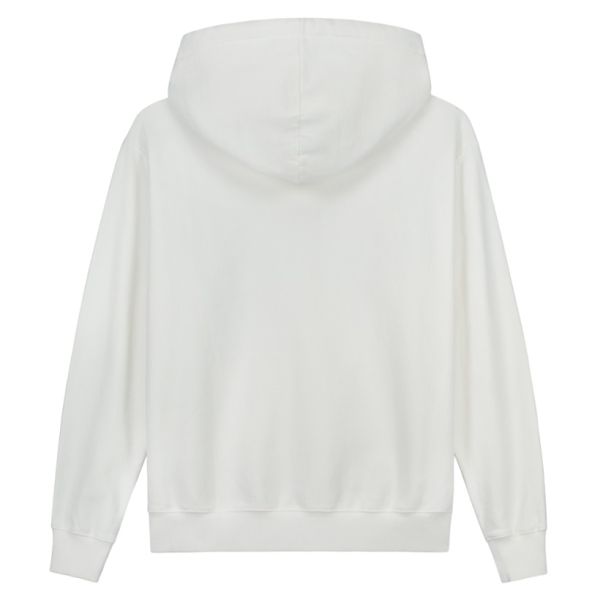 Olaf Blur Logo Hoodie Wit
