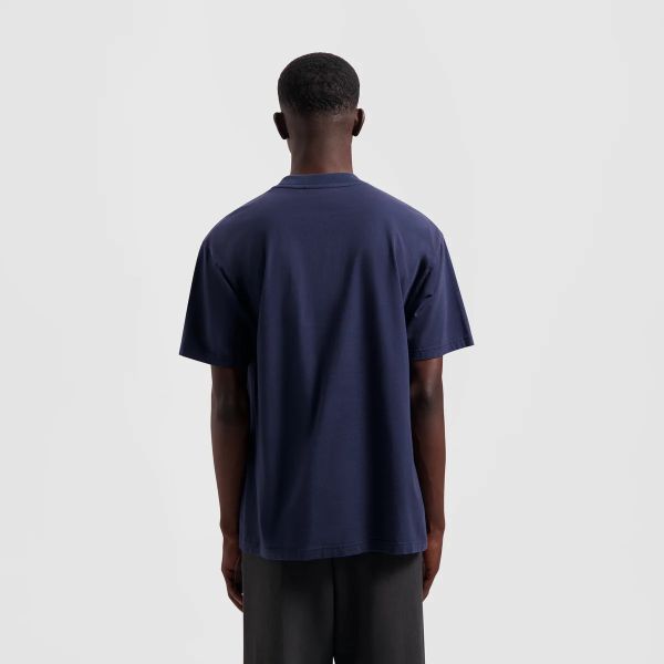 Olaf Blur Logo T-shirt Navy