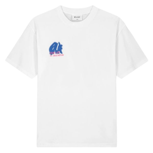 Olaf Blur T-shirt Wit
