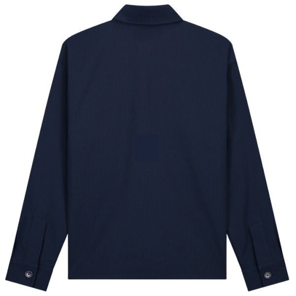 Olaf Bonded Pocket Overshirt Navy