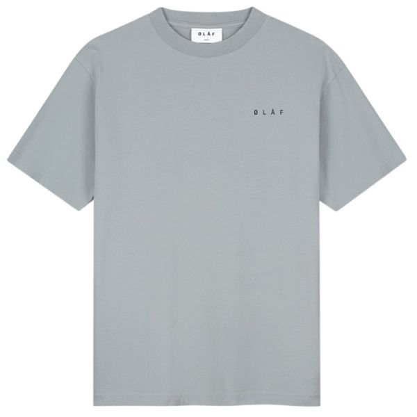 Olaf Brushstroke Face T-shirt Grijs
