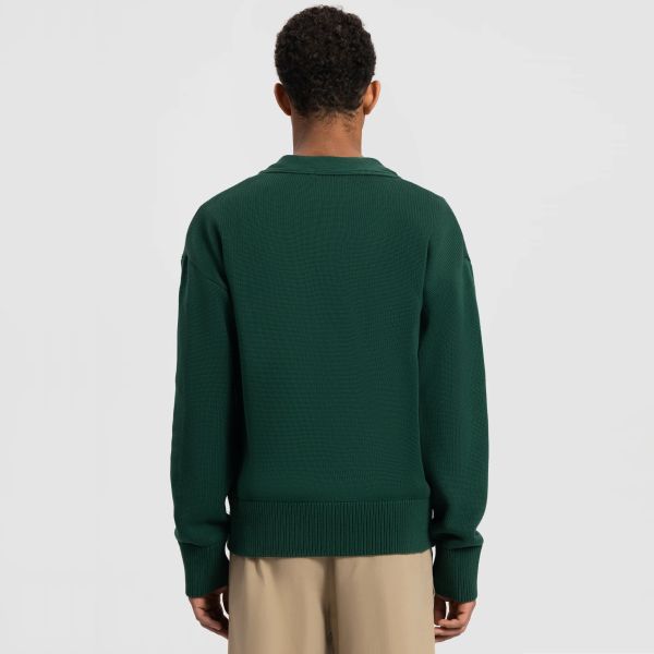 Olaf Cardigan Donker Groen