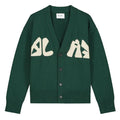 Olaf Cardigan Donker Groen