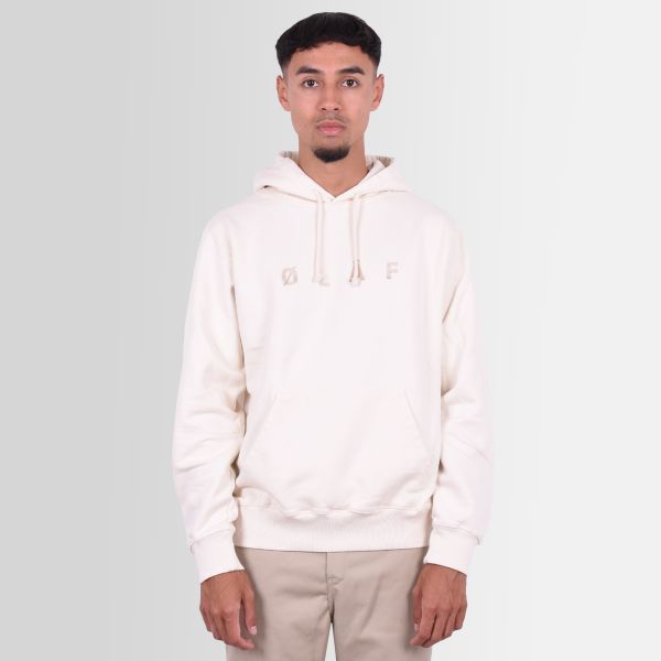 Olaf Chainstitch Hoodie Off White