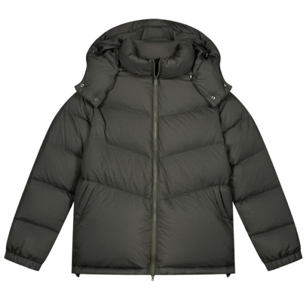 Olaf Chevron Puffer Donker Groen