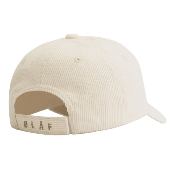Olaf Corduroy Cap Off White