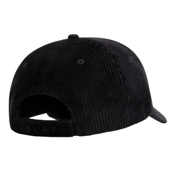 Olaf Corduroy Cap Zwart