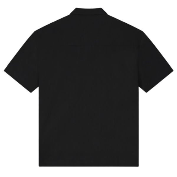 Olaf Cotton Linen Overhemd Zwart