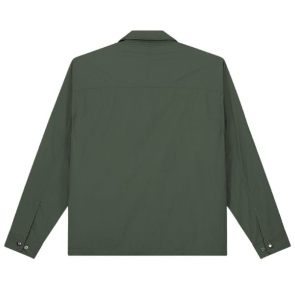 Olaf Crinkle Nylon Jack Donker Groen