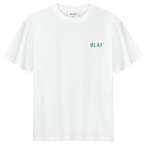 Olaf Cross Stitch T-shirt Wit