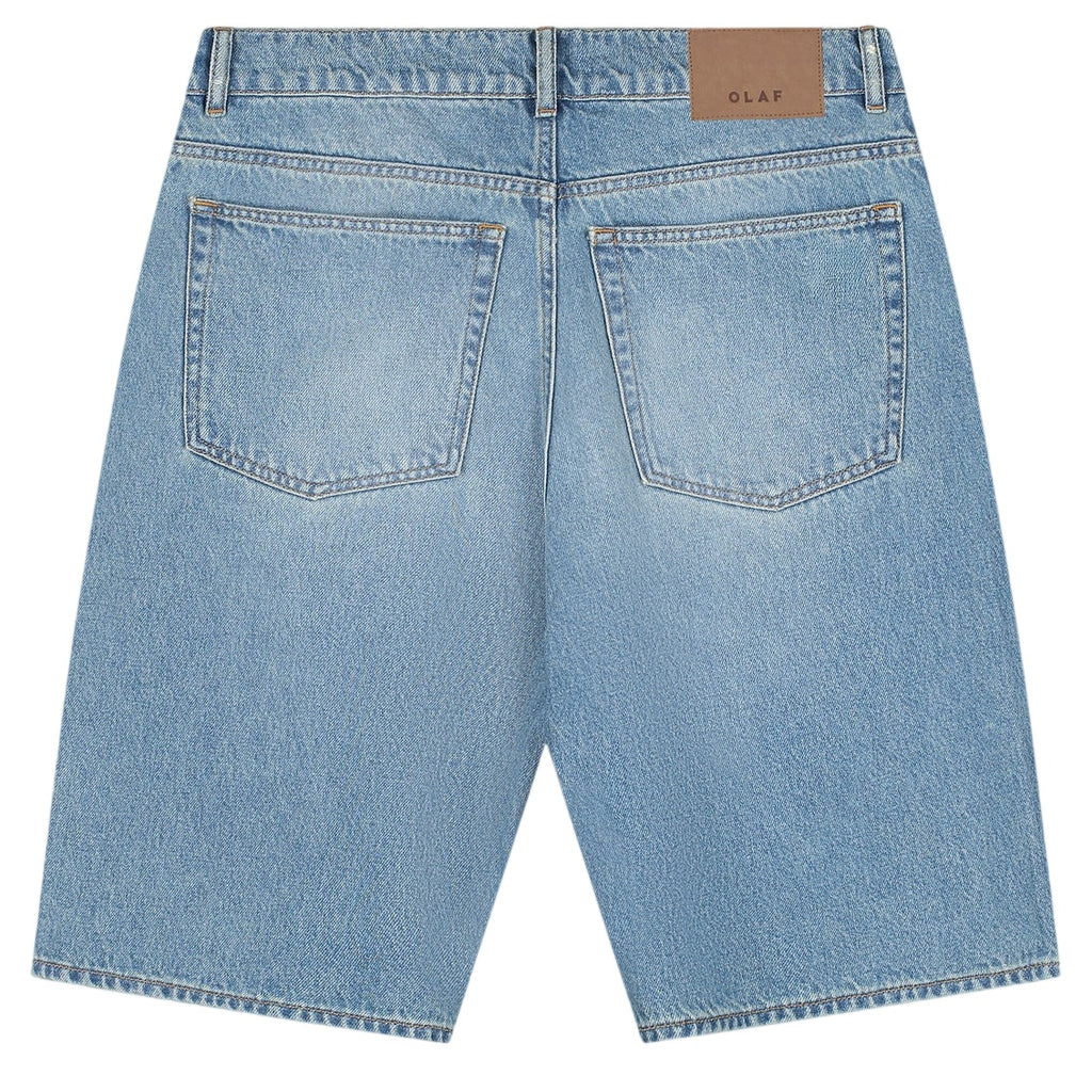 Olaf Denim Korte Broek Blauw