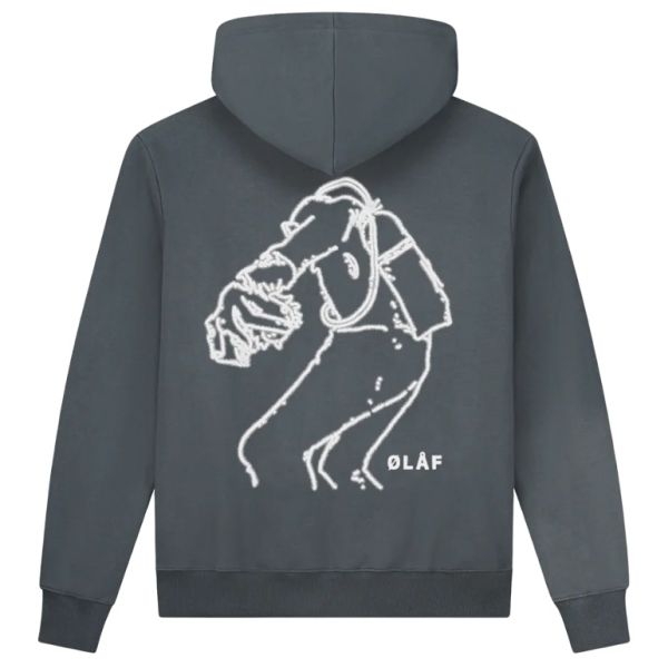 Olaf Diver Hoodie Antraciet