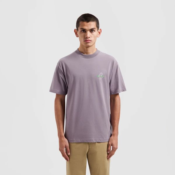 Olaf Diver T-shirt Paars/Grijs