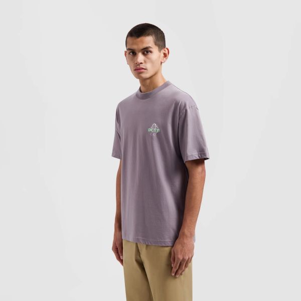 Olaf Diver T-shirt Paars/Grijs