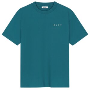 Olaf Dotted Face T-shirt Blauw