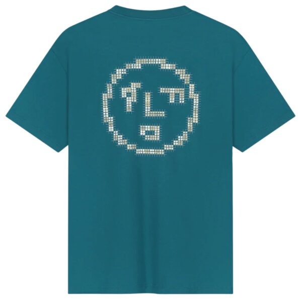 Olaf Dotted Face T-shirt Blauw