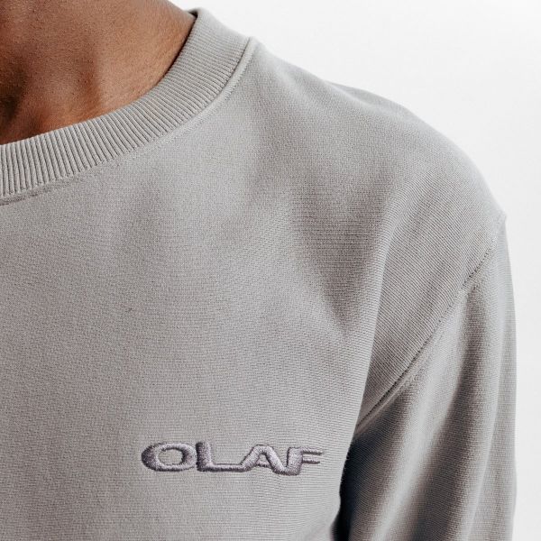 Olaf Drift Logo Sweater Grijs