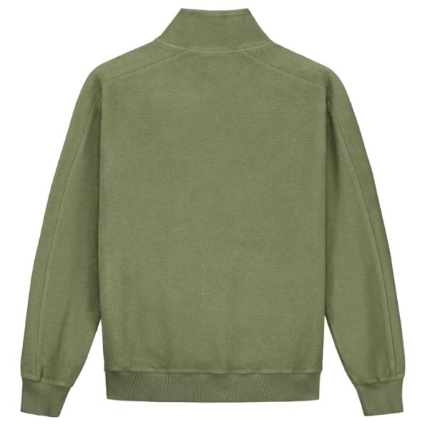 Olaf Drift Zip Mock Sweater Groen