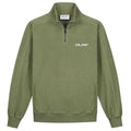 Olaf Drift Zip Mock Sweater Groen