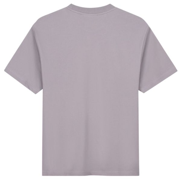Olaf Dual Logo T-shirt Paars/Grijs